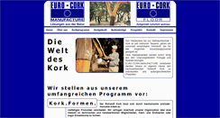 Desktop Screenshot of euro-cork.com